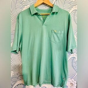 Tommy Bahama Green Polo Shirt Classic Design